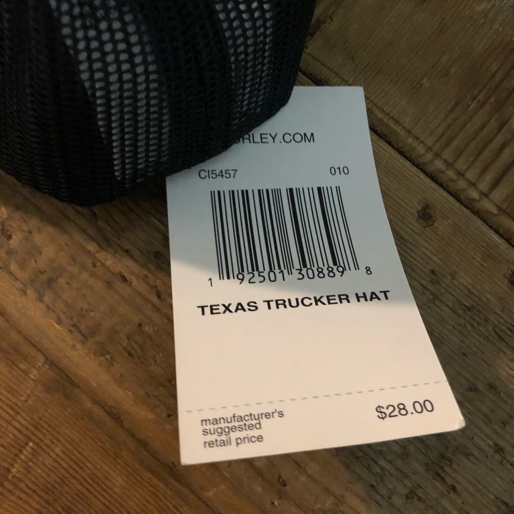 NWT Hurley Texas Trucker Hat USA Snapback Hat - Picture 4 of 7